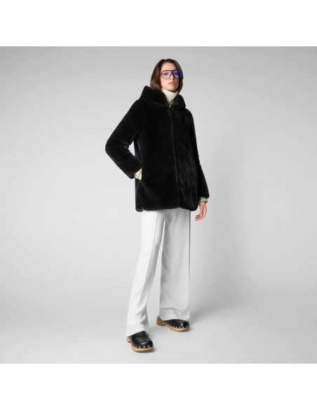 CHAQUETON REVERSIBLE MARRON