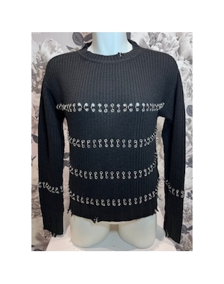 JERSEY PIERCINGS ROTOS NEGRO