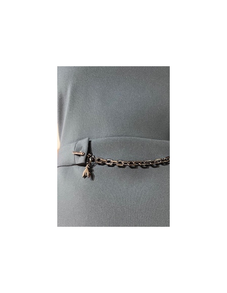 VESTIDO TUBO PETRÓLEO