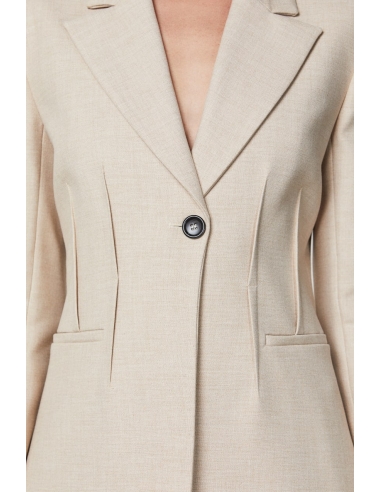 AMERICANA TRAJE BEIGE MELANGE