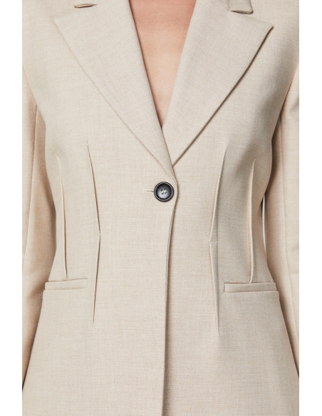 AMERICANA TRAJE BEIGE MELANGE