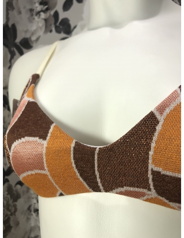 BIKINI PLANISFERO NARANJA