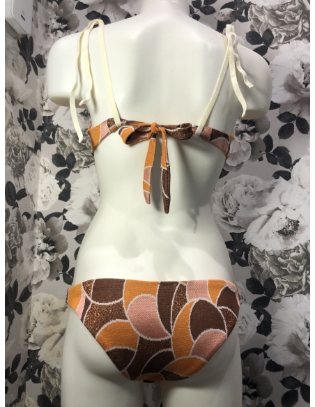 BIKINI PLANISFERO NARANJA