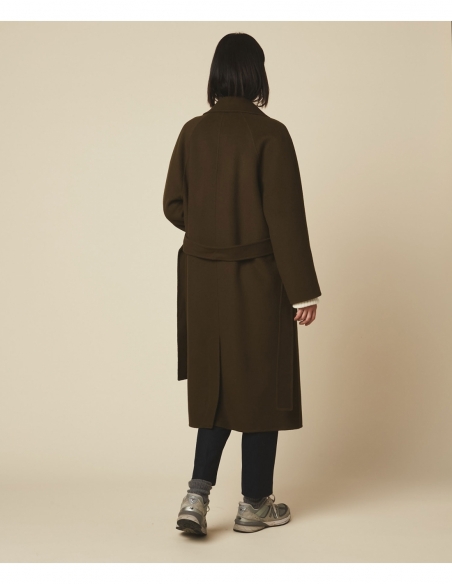 ABRIGO VOLTAIRA DE LANA NAVY DOBLE CARA