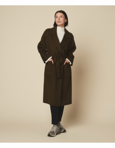 ABRIGO VOLTAIRA DE LANA NAVY DOBLE CARA