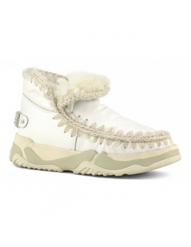 ESKIMO TRAINERLOGO RHINESTONE WAXI WHITE