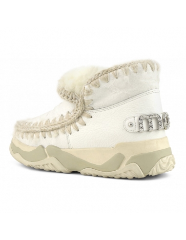 ESKIMO TRAINERLOGO RHINESTONE WAXI WHITE