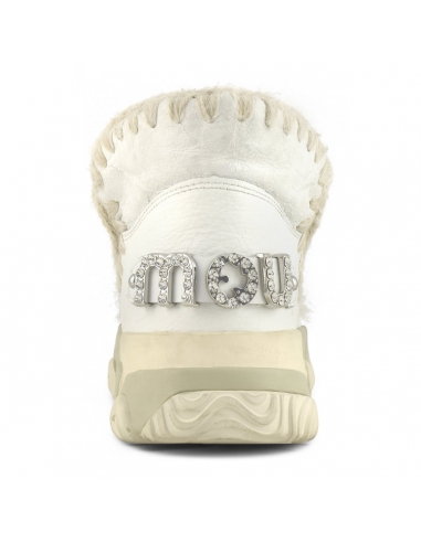 ESKIMO TRAINERLOGO RHINESTONE WAXI WHITE