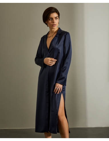 Vestido Camisero Azul