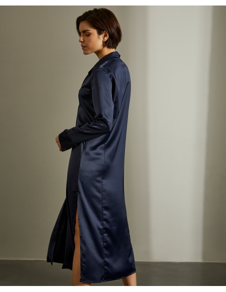 Vestido Camisero Azul