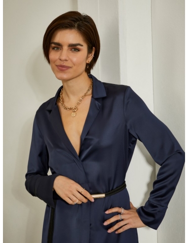 Vestido Camisero Azul